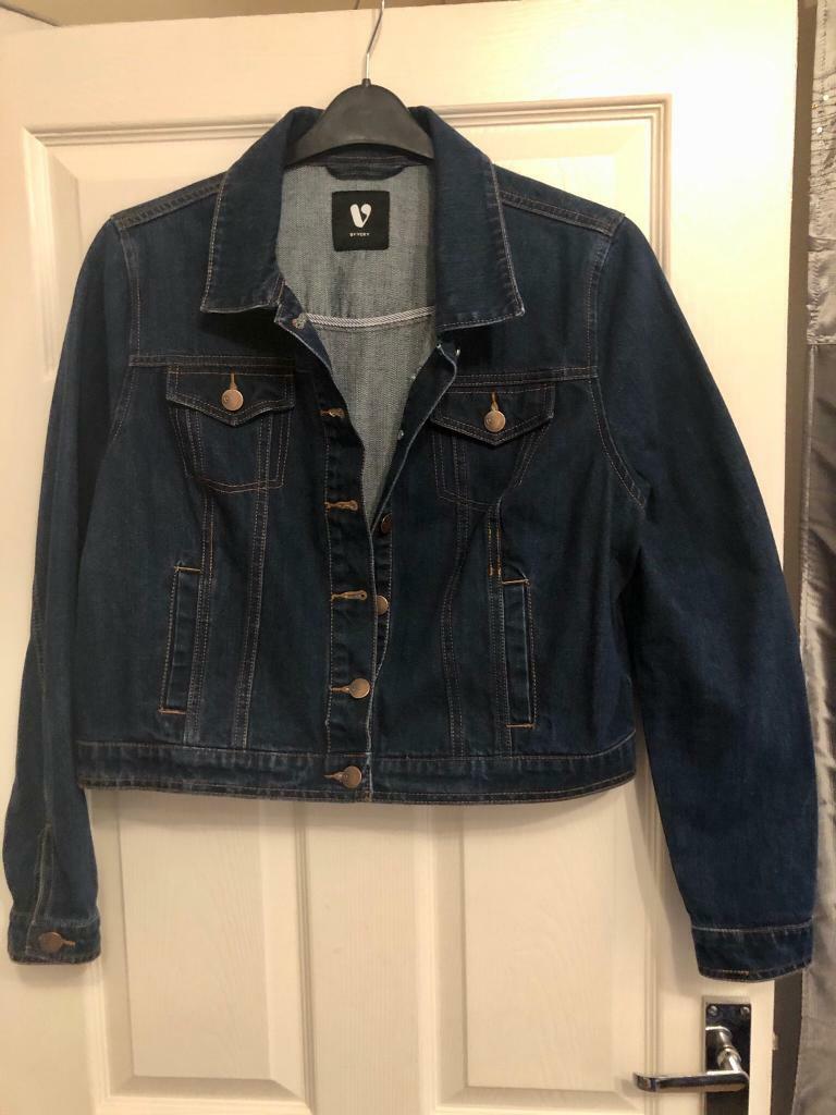 ladies denim jacket size 18